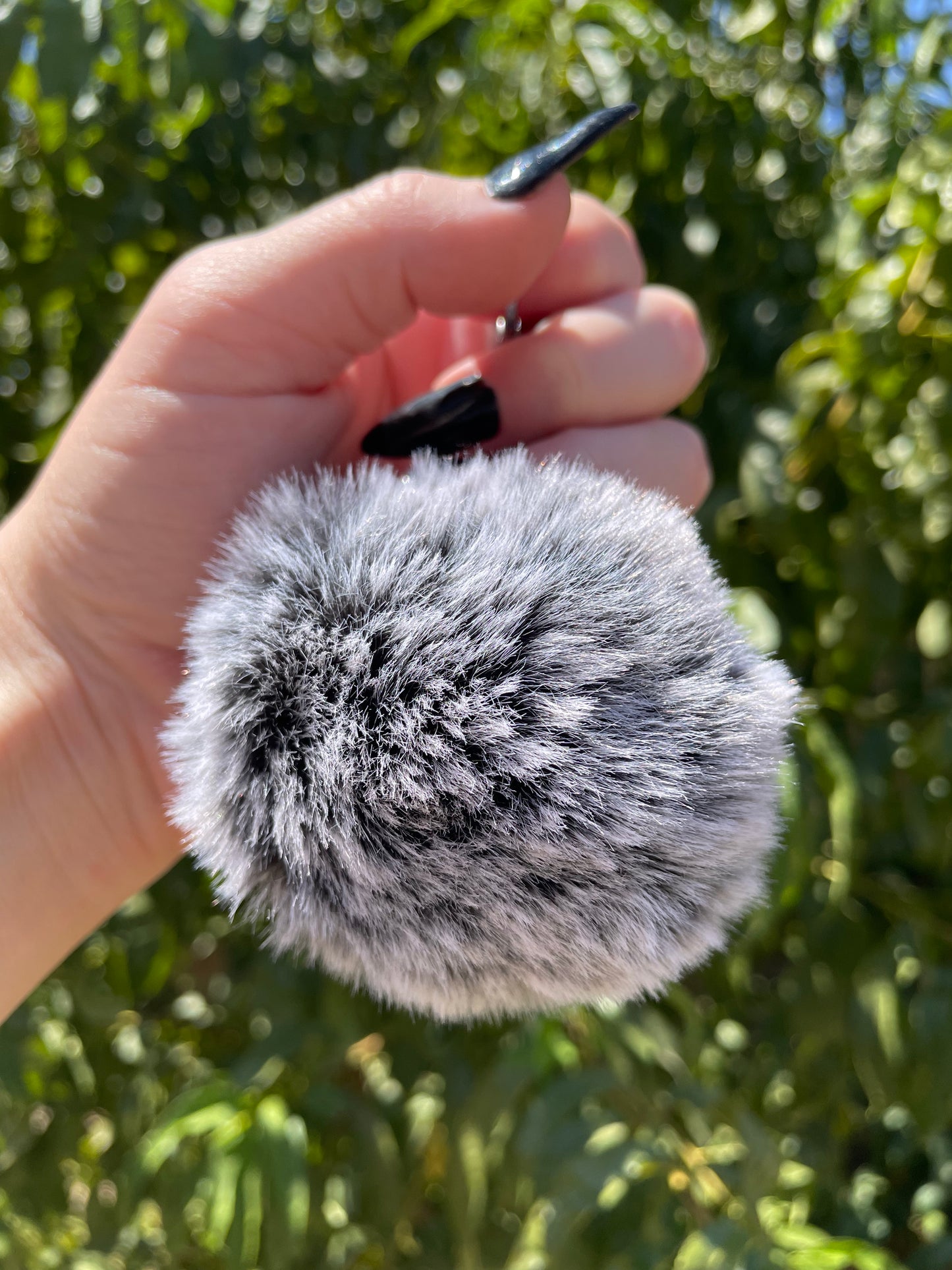 Fur Puff Keychain