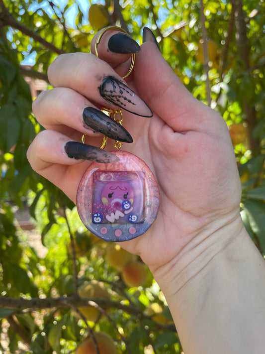 Pink Octopus Virtual Friend Summoner Shaker Charm